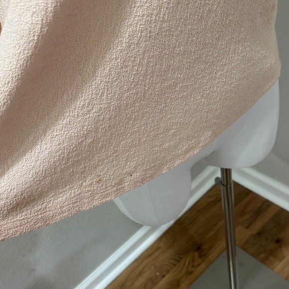 Madewell Peach/Light Pink Women's Crepe Material Top Size M - Picture 4 of 5